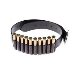 Large 10 Rd Open Ammunition Belt Wallet In Dark Tan -Clothing Shop 100299 dt l 4 2 2