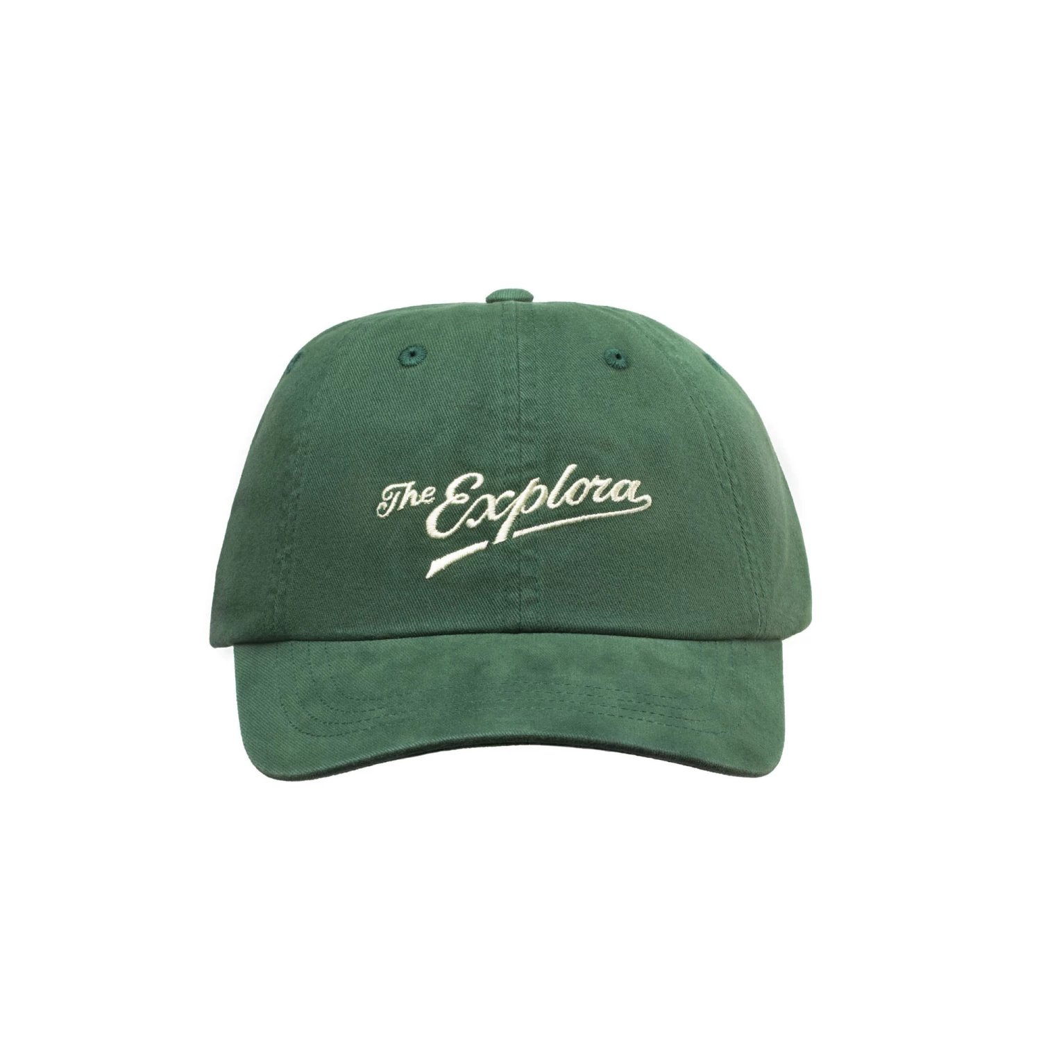 Explora Ball Cap In Bottle Green 1 Explora Ball Cap In Bottle Green