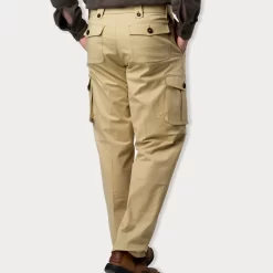 Safari Trousers In Sand 9 Safari Trousers In Sand -Clothing Shop 211215 aw 22 lookbook studio 19971 edit edit 1