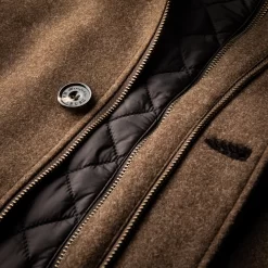 Men's Antonius Fur Lined Coat With Removable Gilet In Brown -Clothing Shop 22.10.17 antonius coat 435 edit