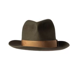 Edward Freestyle Fedora In Moss -Clothing Shop 22.11.02 mouldable hats 561 edit