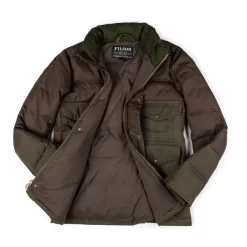 Filson Down Cruiser Jacket In Otter Green -Clothing Shop 22.11.03 filson cruiser jacket 572 edit