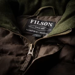 Filson Down Cruiser Jacket In Otter Green -Clothing Shop 22.11.03 filson cruiser jacket 575 edit