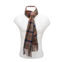 Cashmere Scarf In Ale Plaid