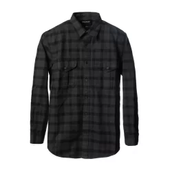 Filson Alaskan Guide Shirt In Heather Grey & Black Plaid