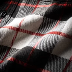 Filson Vintage Flannel Work Shirt In Natural & Charcoal -Clothing Shop 23.03.20 filson shirts 1944