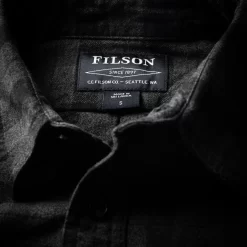 Filson Alaskan Guide Shirt In Heather Grey & Black Plaid -Clothing Shop 23.03.20 filson shirts 1948