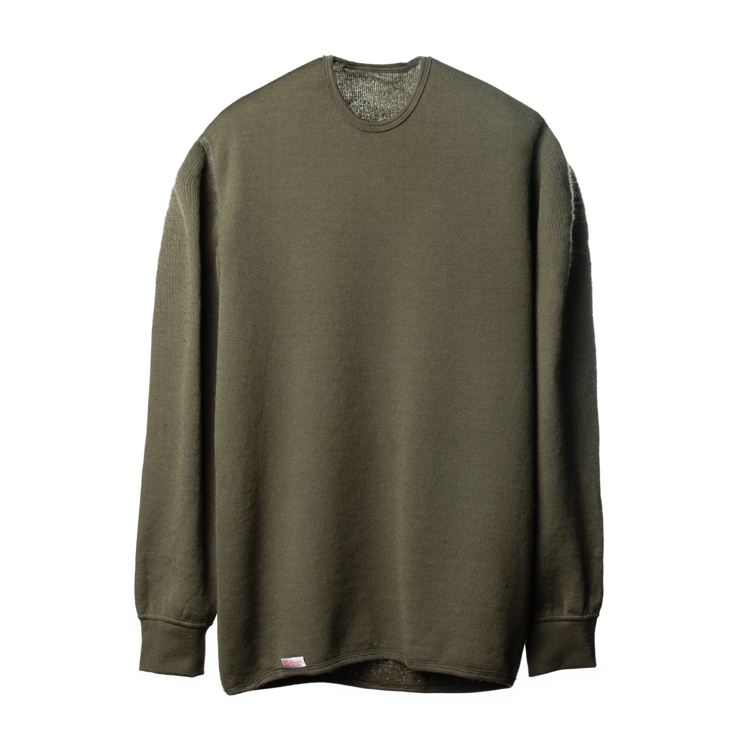Woolpower Crewneck 200 In Pine Green 1 Woolpower Crewneck 200 In Pine Green