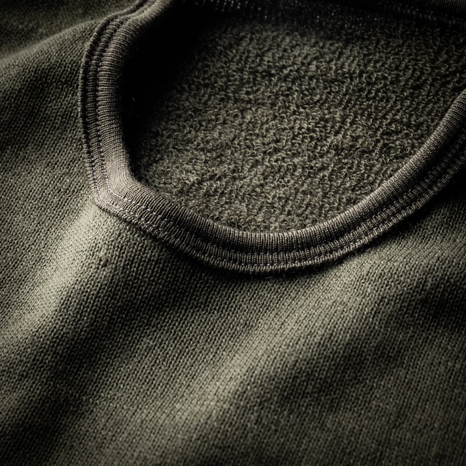 Woolpower Crewneck 200 In Pine Green 4 Woolpower Crewneck 200 In Pine Green - Image 4