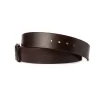 2" Leather Belt In Dark Tan