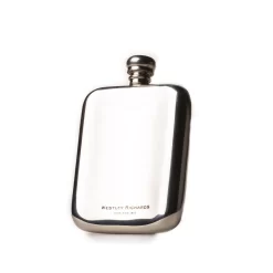 4oz Hip Flask In Mid Tan -Clothing Shop 4 flask