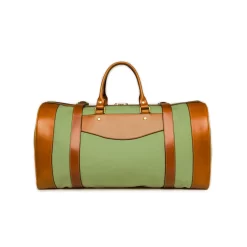 Medium Sutherland Bag In Safari Green And Mid Tan -Clothing Shop 77a0084 edit
