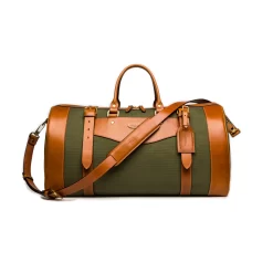 Sutherland Bag - Small- Hunter Green And Mid Tan -Clothing Shop 77a0113 edit edit 3