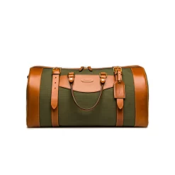 Sutherland Bag - Small- Hunter Green And Mid Tan -Clothing Shop 77a0114 edit 3