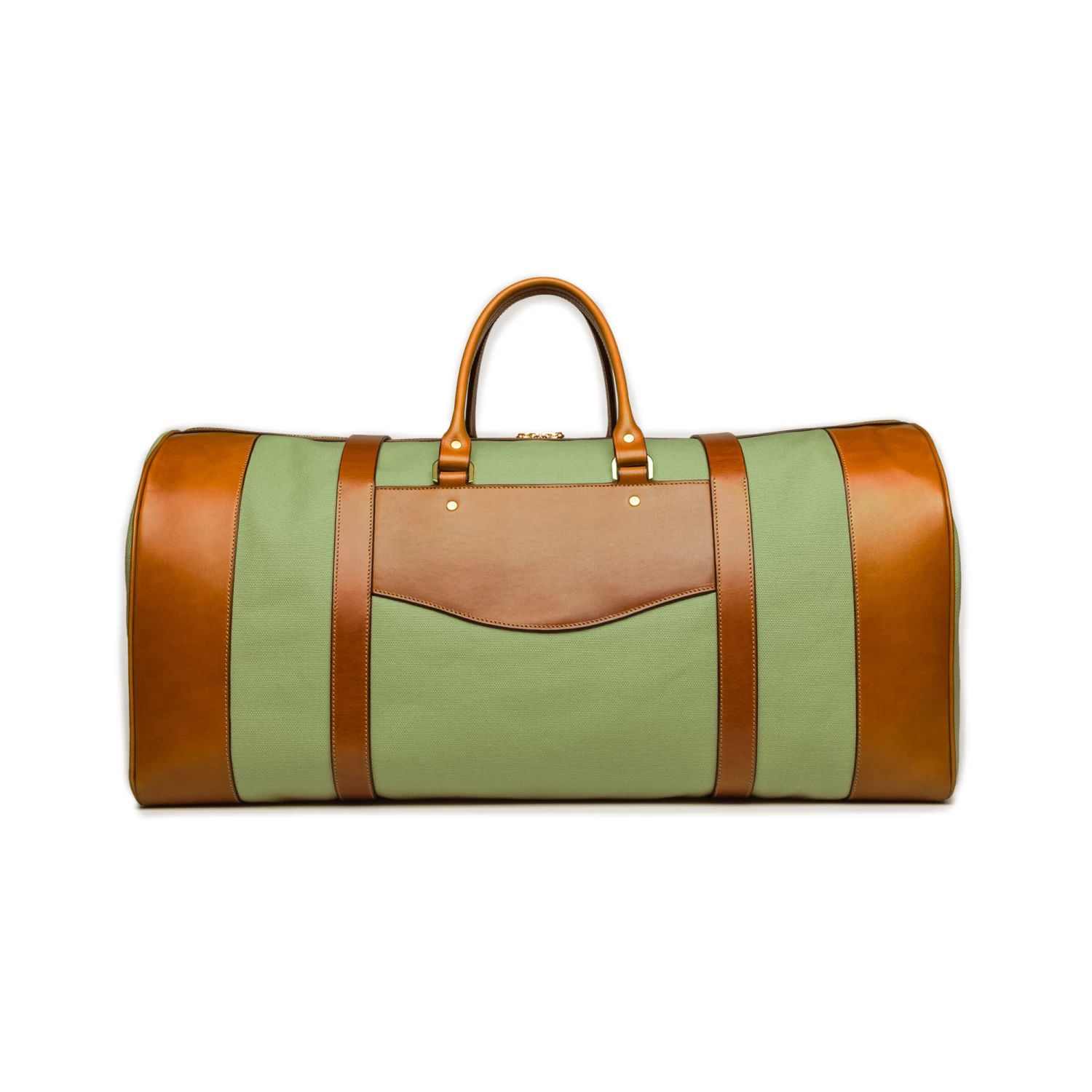 Large Sutherland Bag In Safari Green And Mid Tan 5 Large Sutherland Bag In Safari Green And Mid Tan - Image 5