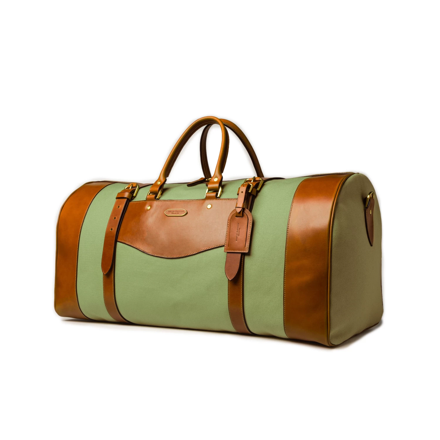 Large Sutherland Bag In Safari Green And Mid Tan 3 Large Sutherland Bag In Safari Green And Mid Tan - Image 3