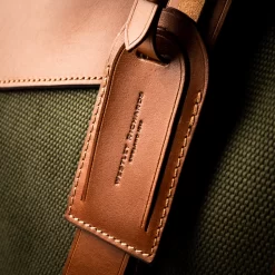 Sutherland Bag - Small- Hunter Green And Mid Tan -Clothing Shop 77a0197 edit 1