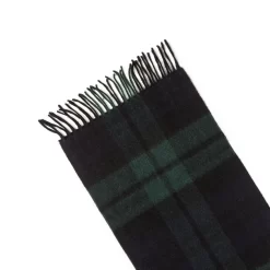 Pure Cashmere Scarf In Black Watch -Clothing Shop 77a0496 edit