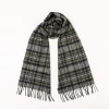 Pure Cashmere Scarf In Grey Stewart
