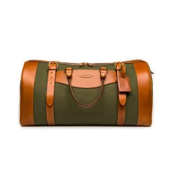 Medium Sutherland Bag In Hunter Green & Mid Tan -Clothing Shop 77a8224 edit