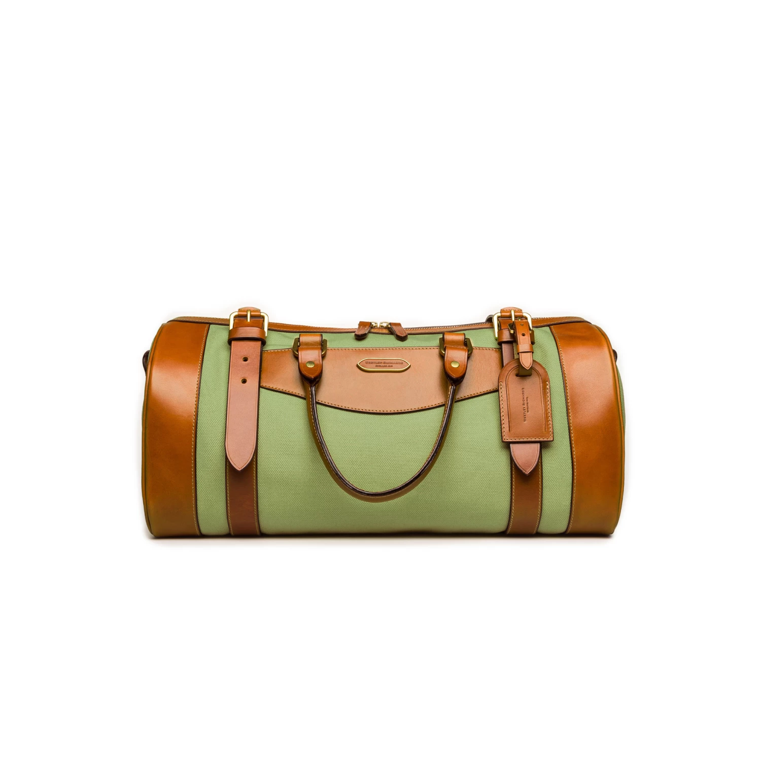 Sutherland Bag In Safari Green And Mid Tan 5 Sutherland Bag In Safari Green And Mid Tan - Image 5