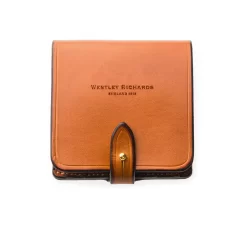 Large 5Rd Closed Ammunition Belt Wallet In Mid Tan