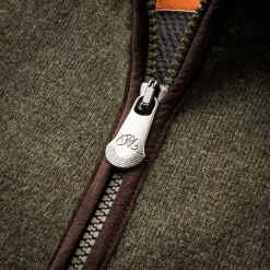 Lyell Fleece Gilet In Moss -Clothing Shop aw2021 details 2958 edit