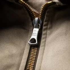 Hide Jacket In Sand Stone -Clothing Shop aw2021 details 2986 edit