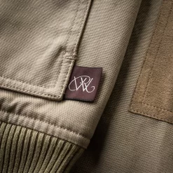 Hide Jacket In Sand Stone -Clothing Shop aw2021 details 2988 edit