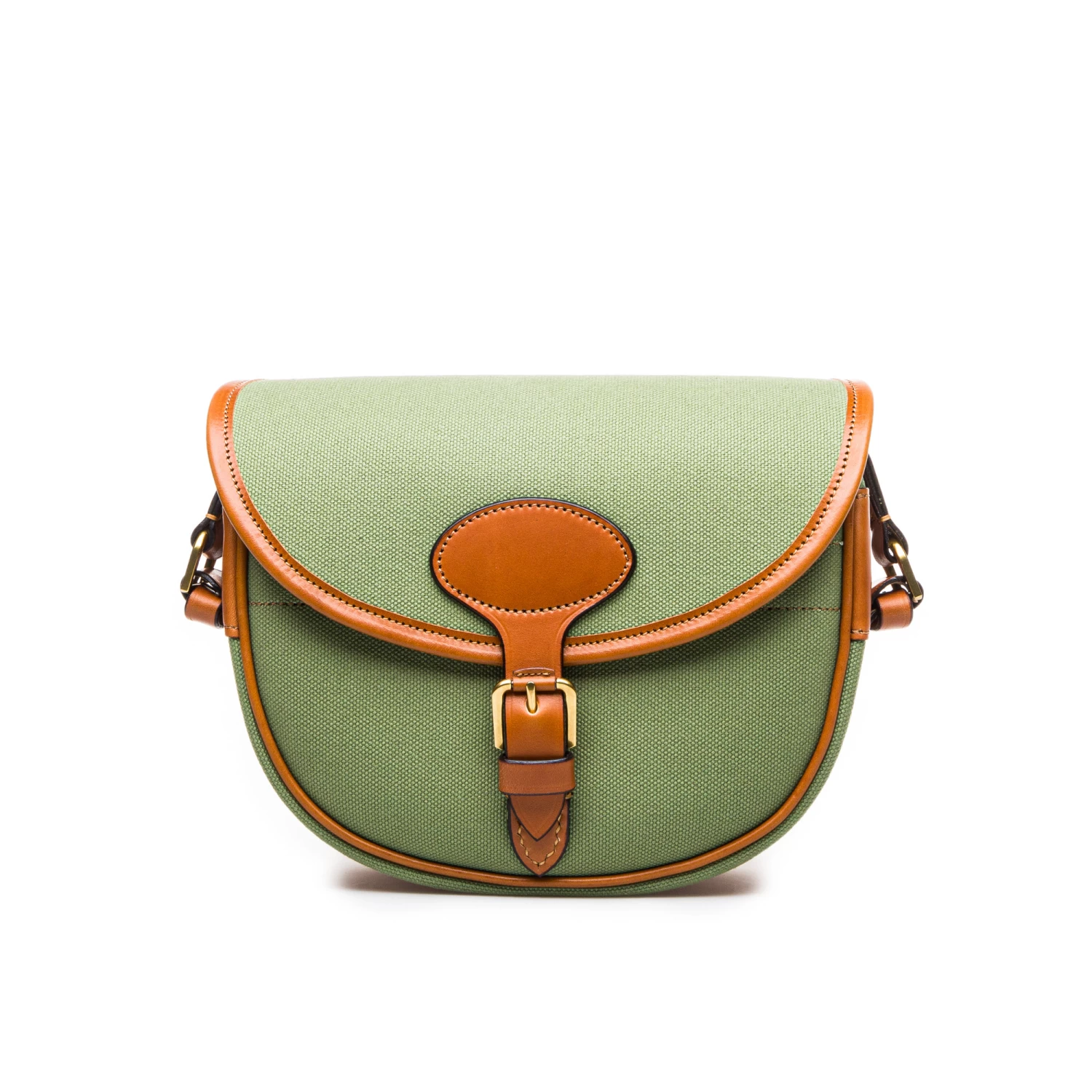 100Rd Anson Cartridge Bag In Safari Green & Mid Tan 1 100Rd Anson Cartridge Bag In Safari Green & Mid Tan