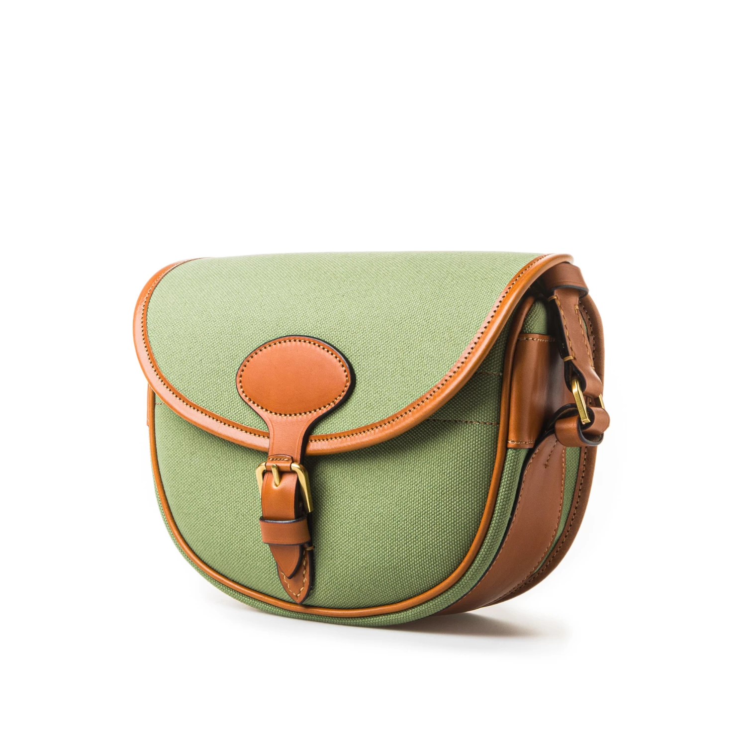 100Rd Anson Cartridge Bag In Safari Green & Mid Tan 2 100Rd Anson Cartridge Bag In Safari Green & Mid Tan - Image 2