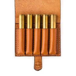 Large 5Rd Closed Ammunition Belt Wallet In Mid Tan -Clothing Shop closed ammo belt wallet 20200 edit