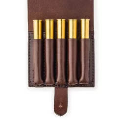 Large 5Rd Closed Ammunition Belt Wallet In Dark Tan -Clothing Shop closed ammo belt wallet 20209 edit