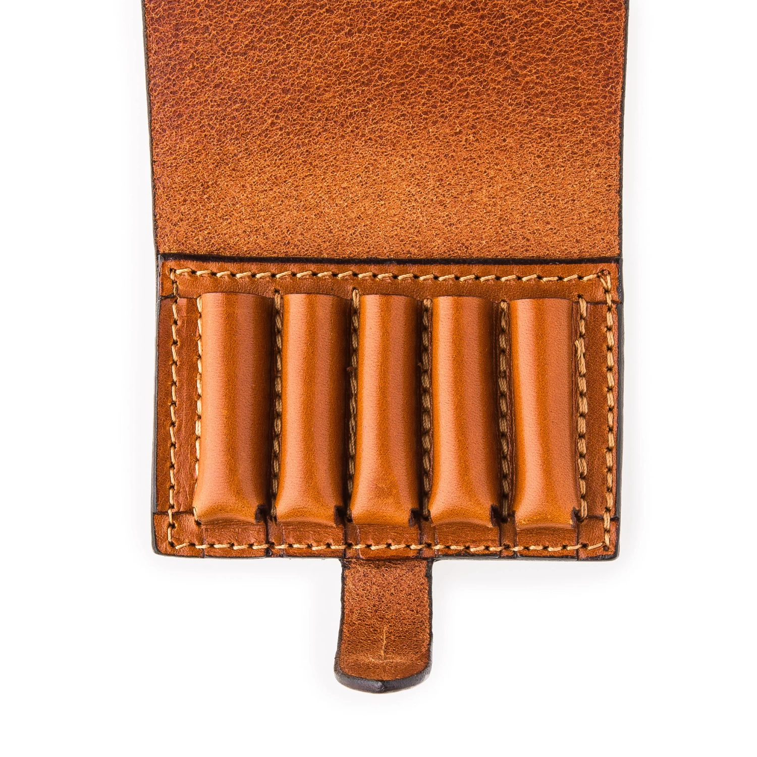 Small 5Rd Closed Ammunition Belt Wallet In Mid Tan 4 Small 5Rd Closed Ammunition Belt Wallet In Mid Tan - Image 4