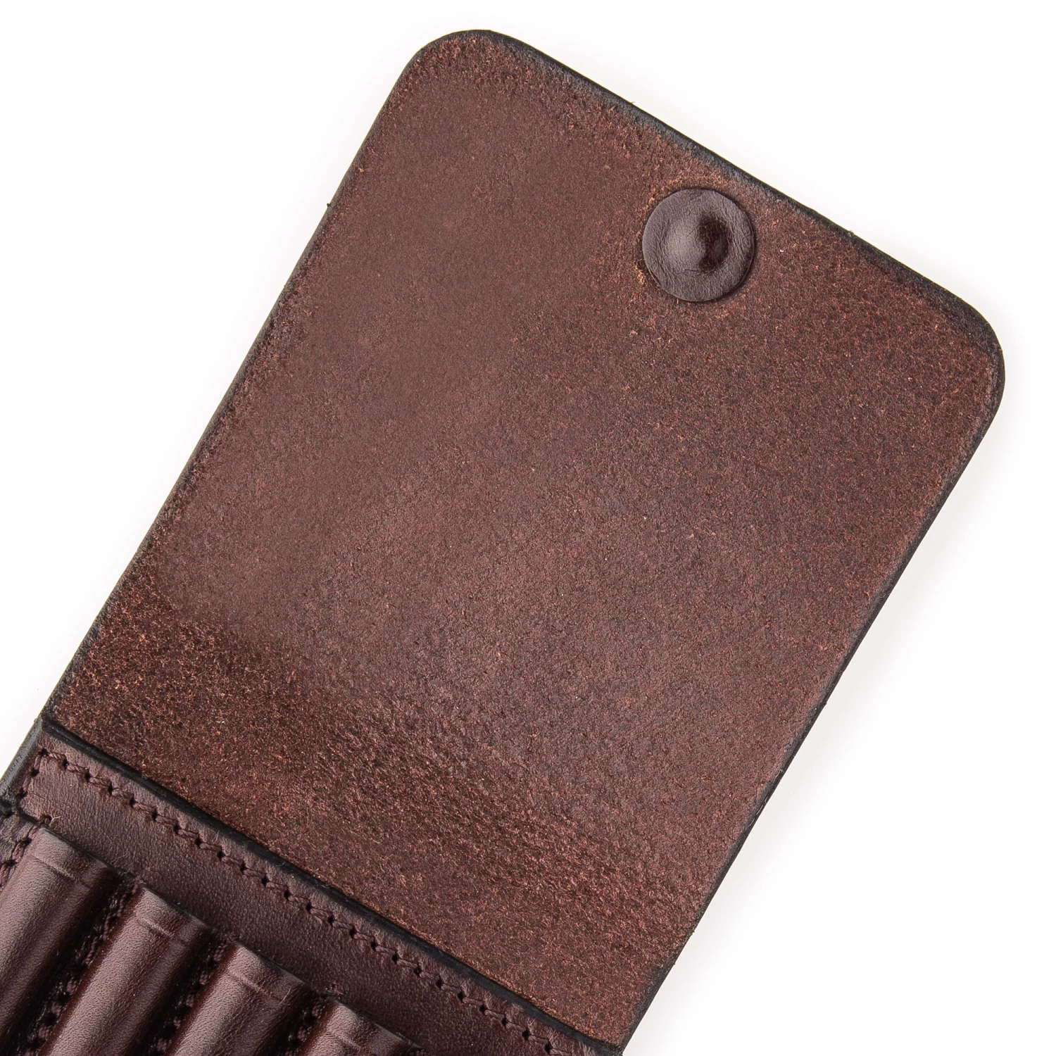 Small 5Rd Closed Ammunition Belt Wallet In Dark Tan 5 Small 5Rd Closed Ammunition Belt Wallet In Dark Tan - Image 5