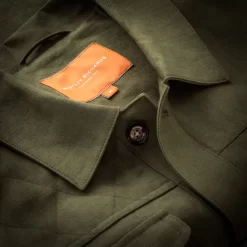 Linen Selous Safari Jacket In Plains Green 11 Linen Selous Safari Jacket In Plains Green -Clothing Shop expedition safari shirt brushed sand 3269 gj 2