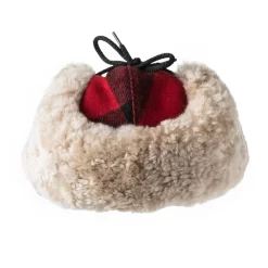 Filson Double Mackinaw Cap In Red & Black Check -Clothing Shop filson 737 edit