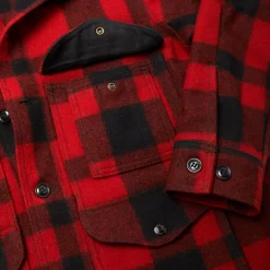 Filson Mackinaw Cruiser In Red & Black Plaid -Clothing Shop fmcps0015w0253 645 fls 04 2000x