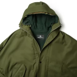 Men's Cape With Liner In Green -Clothing Shop grenfell coat in green 5158edit 23 08 07