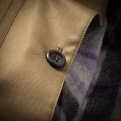 Men's Cape With Liner In Drab 17 Men's Cape With Liner In Drab -Clothing Shop grenfell coat in green 5200edit 23 08 07