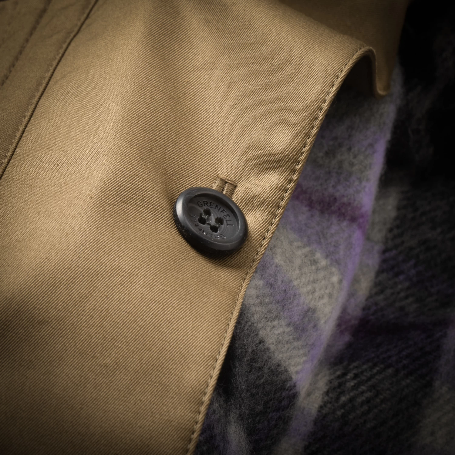 Men's Cape With Liner In Drab 8 Men's Cape With Liner In Drab - Image 8