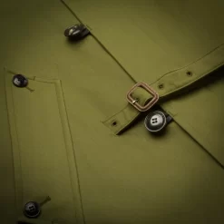 Grenfell Helvellyn Coat In Herringbone Waxed Cotton -Clothing Shop grenfell helvelynn coat in green 5078edit 23 08 07