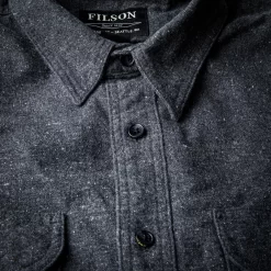 Filson Alaskan Guide Shirt In Dark Heather Grey -Clothing Shop habsburg jackets 5364