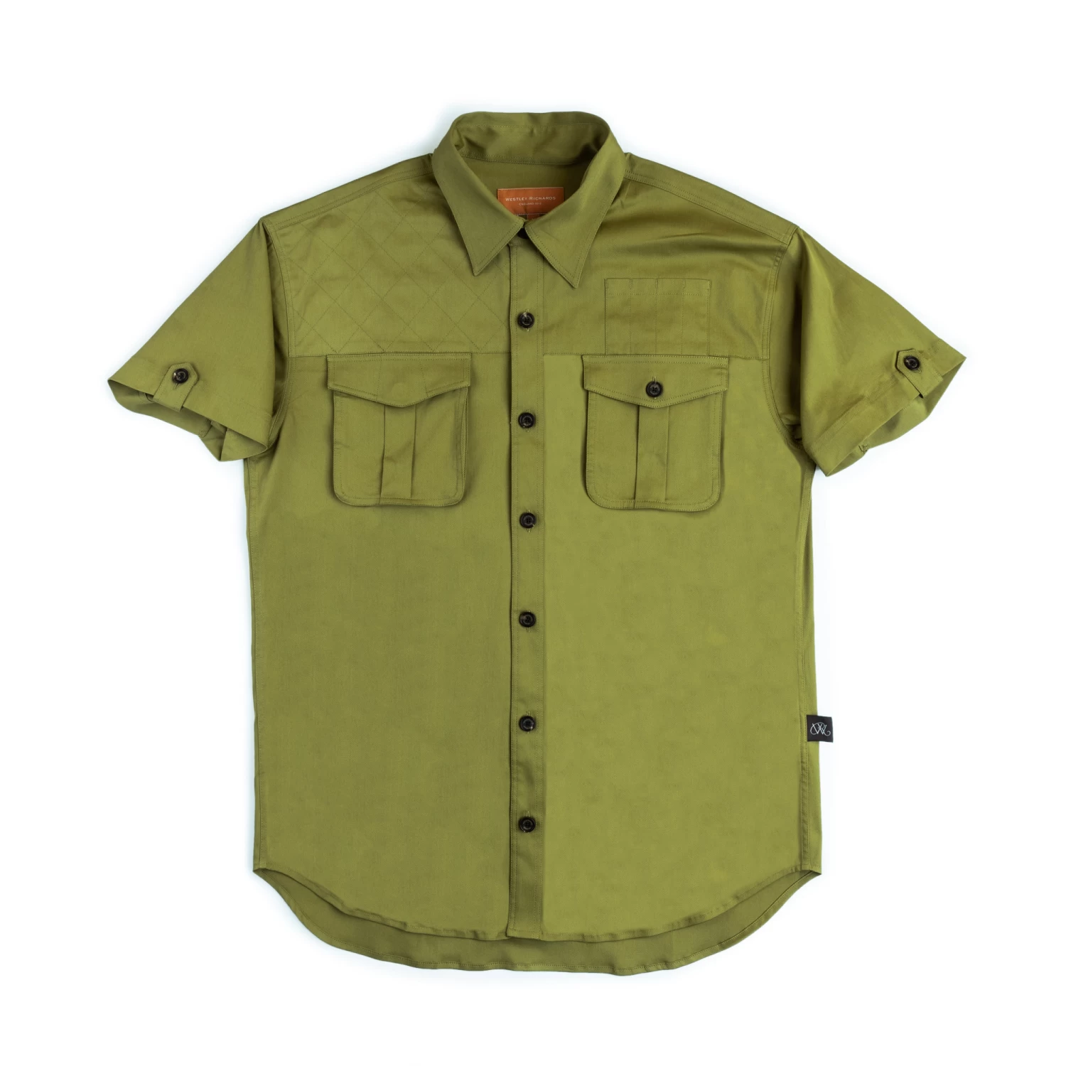 Short Sleeve Campaign Shirt In Khaki 1 Short Sleeve Campaign Shirt In Khaki