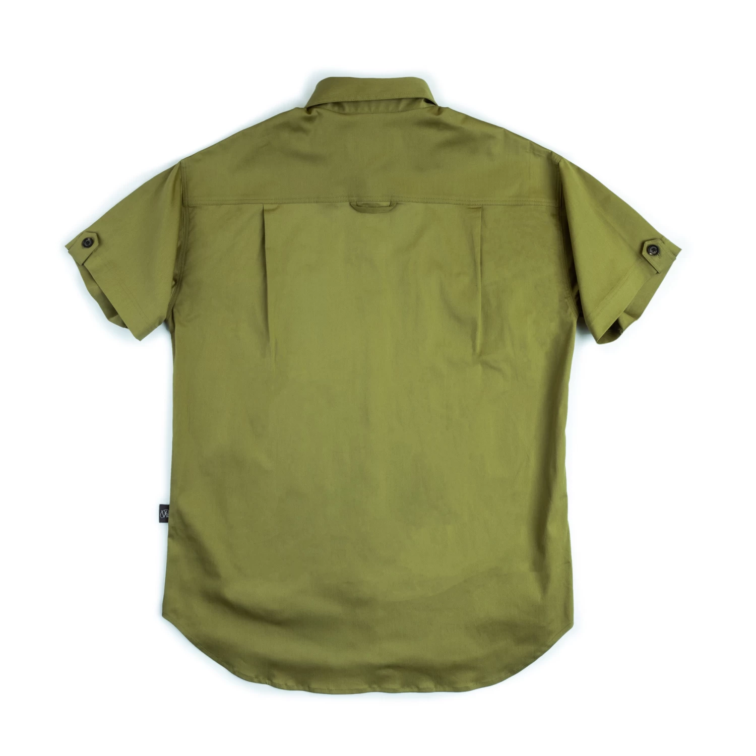 Short Sleeve Campaign Shirt In Khaki 4 Short Sleeve Campaign Shirt In Khaki - Image 4