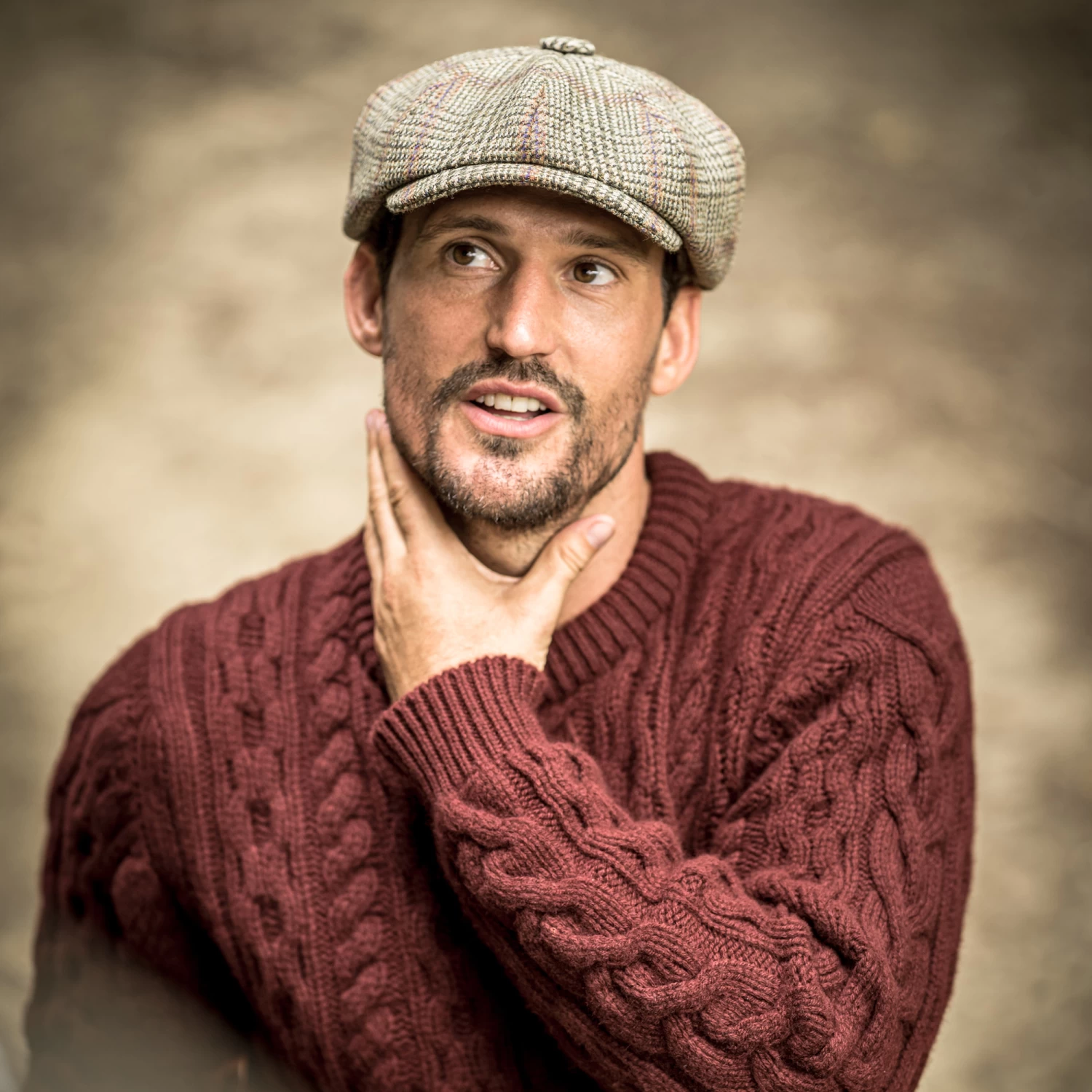 Redford Cap In Rannoch Tweed 2 Redford Cap In Rannoch Tweed - Image 2