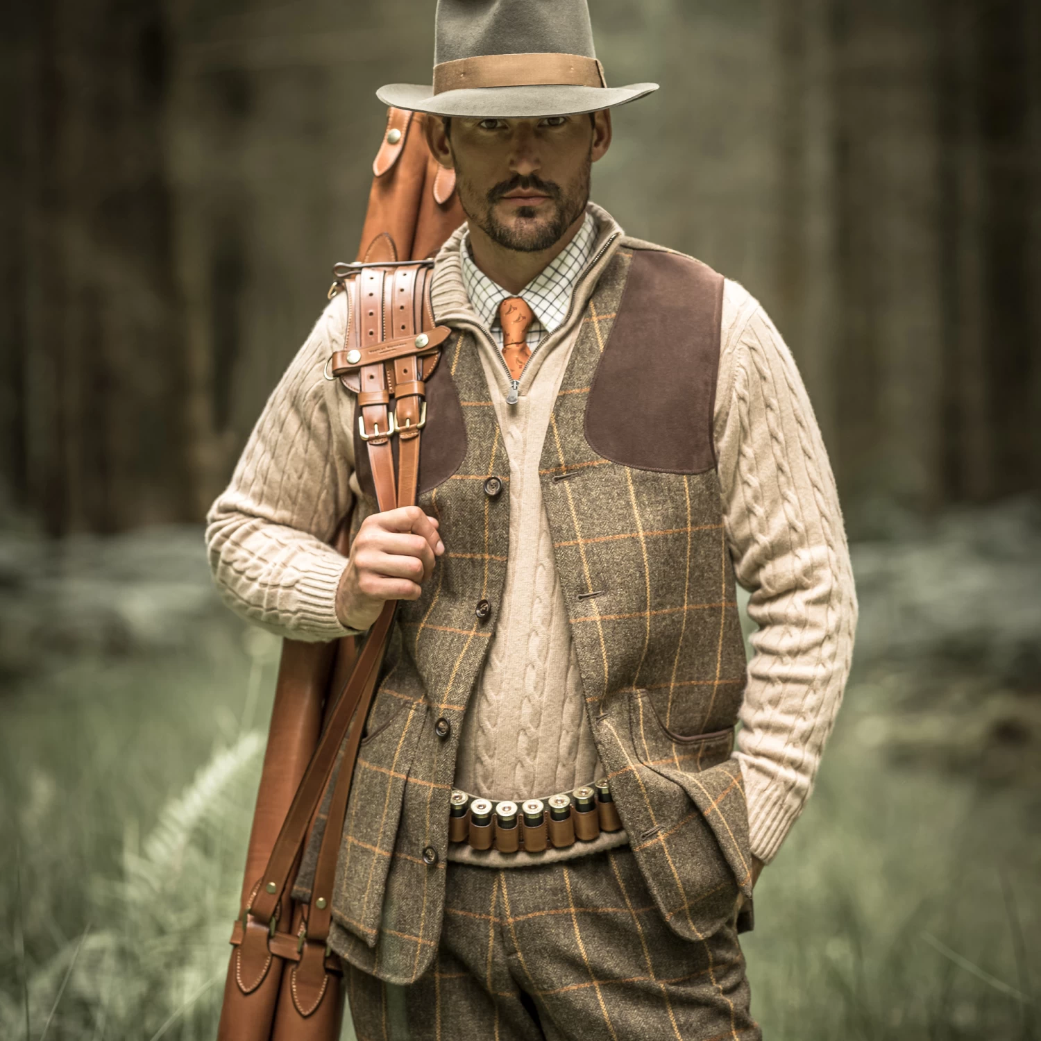 Skipton Tweed Waistcoat 2 Skipton Tweed Waistcoat - Image 2