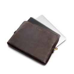 Heronshaw Laptop Case In Dark Tan -Clothing Shop laptop case 5461 edit edit