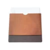 Leather Document Holder In Dark Tan