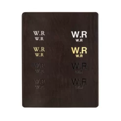 Leather Notebook In Dark Tan -Clothing Shop leather initialling pads 12571 edit 52